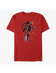 Koszulka męska Merch Marvel Avengers Endgame - Suit Flies Unisex T-Shirt Red