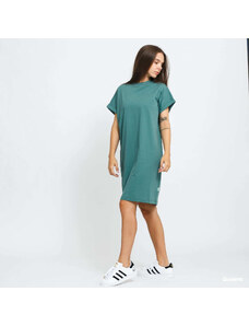 Sukienki Urban Classics Ladies Organic Cotton Cut On Sleeve Tee Dress Green
