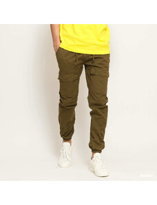 Męskie spodnie cargo Urban Classics Front Pocket Cargo Jogging Pants Green