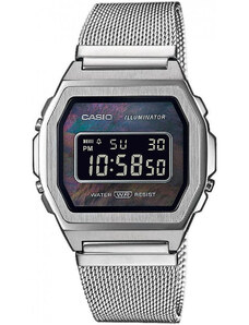 Męskie zegarki Casio A1000M-1BEF Silver