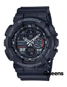 Męskie zegarki Casio G-Shock GA 140-1A1ER černé