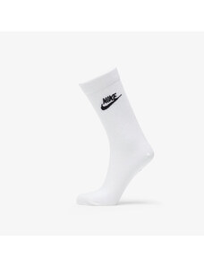 Męskie skarpety Nike Sportswear Everyday Essential Crew Socks 3-Pack White/ Black