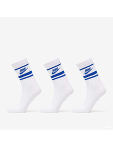 Męskie skarpety Nike NSW Everyday Essential Crew Socks 3-Pack White/ Blue