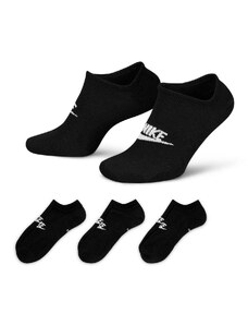 Męskie skarpety Nike Sportswear No-Show Socks 3-Pack Black/ White