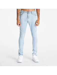 Spodnie męskie Urban Classics Slim Fit Zip Jeans Lighter Washed