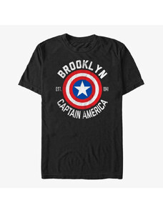 Koszulka męska Merch Marvel Avengers Classic - Capn Brookn Unisex T-Shirt Black