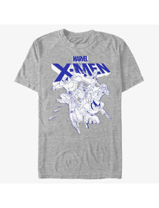 Koszulka męska Merch Marvel X-Men - Xmen offsets Unisex T-Shirt Heather Grey