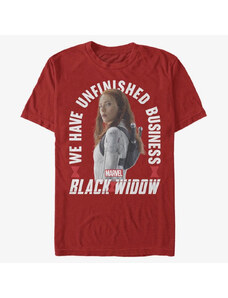 Koszulka męska Merch Marvel Black Widow - Black Widow Arch Unisex T-Shirt Red