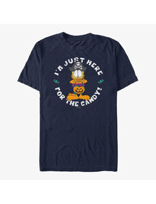 Koszulka męska Merch Paramount Garfield - Here For Candy Unisex T-Shirt Navy Blue