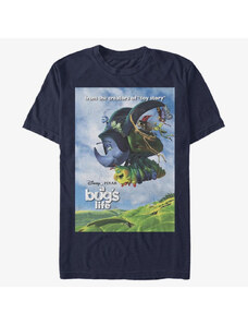 Koszulka męska Merch Pixar A Bug's Life - Bugs Flying Poster Unisex T-Shirt Navy Blue