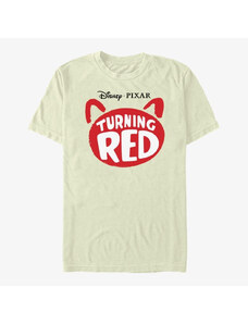 Koszulka męska Merch Pixar Turning Red - Red Logo Unisex T-Shirt Natural
