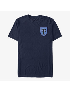 Koszulka męska Merch Netflix Heartstopper - Truham Tree Spade Crest Unisex T-Shirt Navy Blue