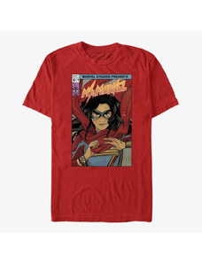 Koszulka męska Merch Ms. Marvel - Comic Cover Unisex T-Shirt Red