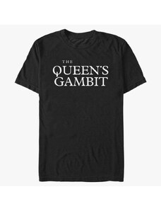 Koszulka męska Merch Netflix The Queen's Gambit - Merch Logo Unisex T-Shirt Black