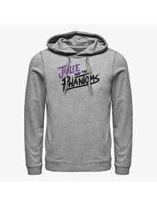Męska bluza z kapturem Merch Netflix Julie And The Phantoms - Stacked Logo Unisex Hoodie Heather Grey