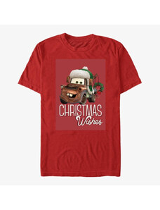 Koszulka męska Merch Pixar Cars 1-2 - Christmas Wishes Unisex T-Shirt Red