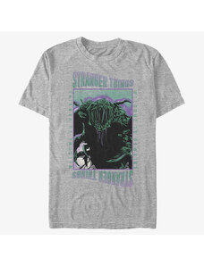 Koszulka męska Merch Netflix Stranger Things - Monster Things Unisex T-Shirt Heather Grey