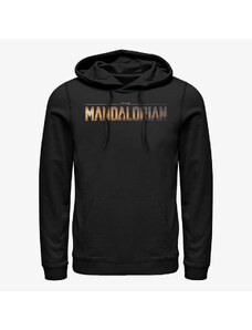 Męska bluza z kapturem Merch Star Wars: The Mandalorian - Mandalorian Logo Unisex Hoodie Black