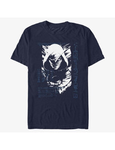 Koszulka męska Merch Marvel Moon Knight - MOON KNIGHT GRUNGE Unisex T-Shirt Navy Blue