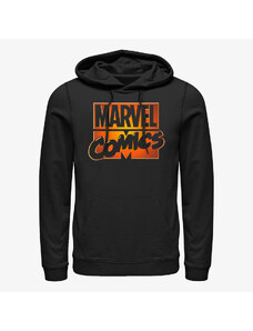 Męska bluza z kapturem Merch Marvel - Marvel Glow Unisex Hoodie Black
