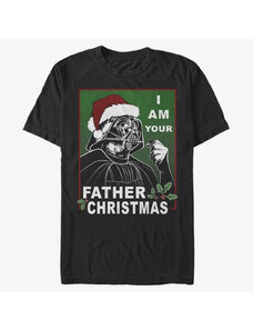 Koszulka męska Merch Star Wars: Classic - Vader Father Christmas Unisex T-Shirt Black
