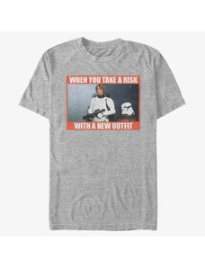 Koszulka męska Merch Star Wars: Classic - New Outfit Unisex T-Shirt Heather Grey
