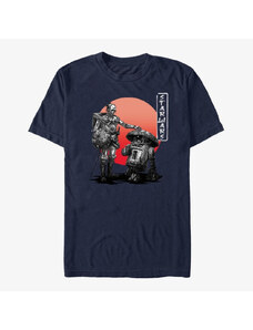Koszulka męska Merch Star Wars: Visions - R2 CB Unisex T-Shirt Navy Blue