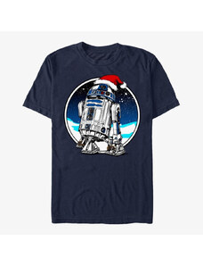 Koszulka męska Merch Star Wars: Classic - Holiday D2 Unisex T-Shirt Navy Blue