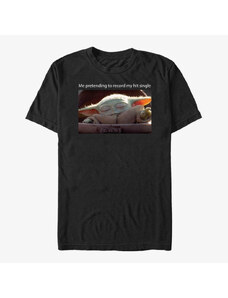 Koszulka męska Merch Star Wars: The Mandalorian - Hit Single Unisex T-Shirt Black