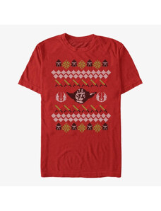 Koszulka męska Merch Star Wars: Classic - Jedi Holiday Unisex T-Shirt Red