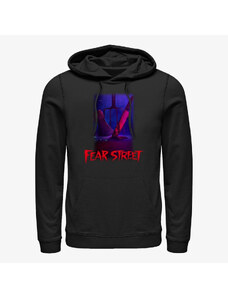 Męska bluza z kapturem Merch Netflix Fear Street - Weapons Window Unisex Hoodie Black