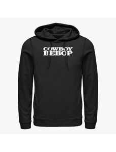 Męska bluza z kapturem Merch Netflix Cowboy Bebop - Bebop Logo Unisex Hoodie Black