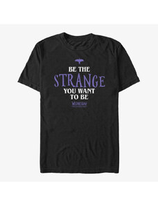 Koszulka męska Merch MGM Wednesday - Be the Strange Unisex T-Shirt Black