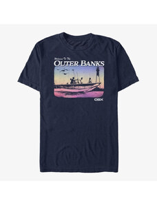 Koszulka męska Merch Netflix Outer Banks - Destination OBX Unisex T-Shirt Navy Blue