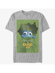Koszulka męska Merch Pixar A Bug's Life - Bugs Life Poster Unisex T-Shirt Heather Grey