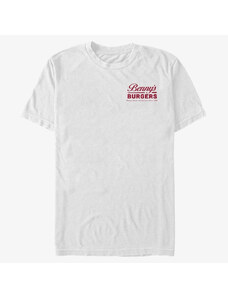 Koszulka męska Merch Netflix Stranger Things - Benny's Burgers Unisex T-Shirt White