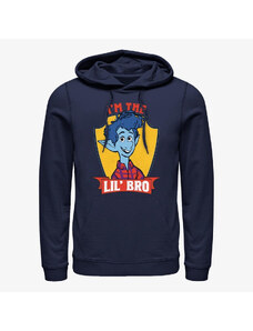 Męska bluza z kapturem Merch Pixar Onward - Lil Bro Unisex Hoodie Navy Blue