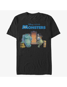 Koszulka męska Merch Pixar Monster's Inc. - Door Scene Unisex T-Shirt Black