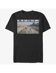 Koszulka męska Merch Star Wars: Classic - Where's The Car Unisex T-Shirt Black