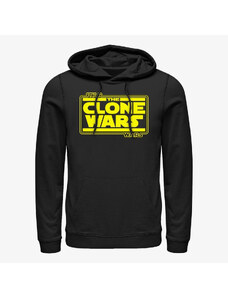 Męska bluza z kapturem Merch Star Wars: Clone Wars - Clone Wars Unisex Hoodie Black
