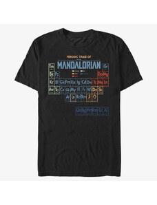 Koszulka męska Merch Star Wars: The Mandalorian - Table Of Mando Unisex T-Shirt Black