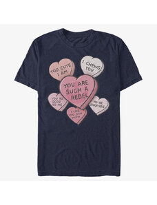 Koszulka męska Merch Star Wars: Classic - Candy Hearts Unisex T-Shirt Navy Blue