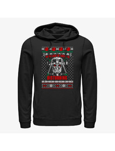 Męska bluza z kapturem Merch Star Wars: Classic - Cattastic Christmas Unisex Hoodie Black