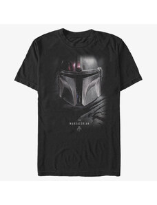 Koszulka męska Merch Star Wars: Mandalorian - Hero Shot Unisex T-Shirt Black
