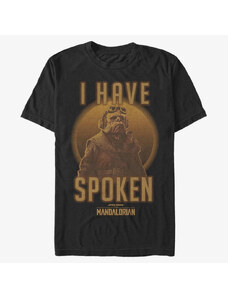 Koszulka męska Merch Star Wars: The Mandalorian - Kuill Has Spoken Unisex T-Shirt Black