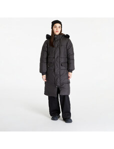 Damska kurtka puffer Urban Classics Ladies Oversize Faux Fur Puffer Coat Black/ Black
