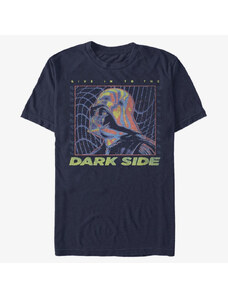 Koszulka męska Merch Star Wars: Classic - Vader Thermal Warp Unisex T-Shirt Navy Blue