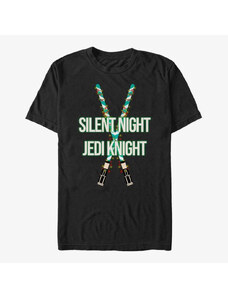 Koszulka męska Merch Star Wars: Classic - Christmas Light Sabers Unisex T-Shirt Black