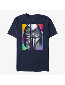 Koszulka męska Merch Star Wars: The Mandalorian - Inverse Unisex T-Shirt Navy Blue