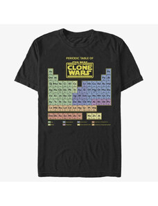 Koszulka męska Merch Star Wars: Clone Wars - Clone Wars Table Unisex T-Shirt Black